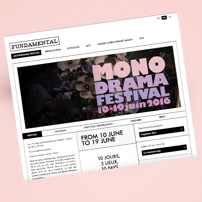 Fundamental Monodrama Festival